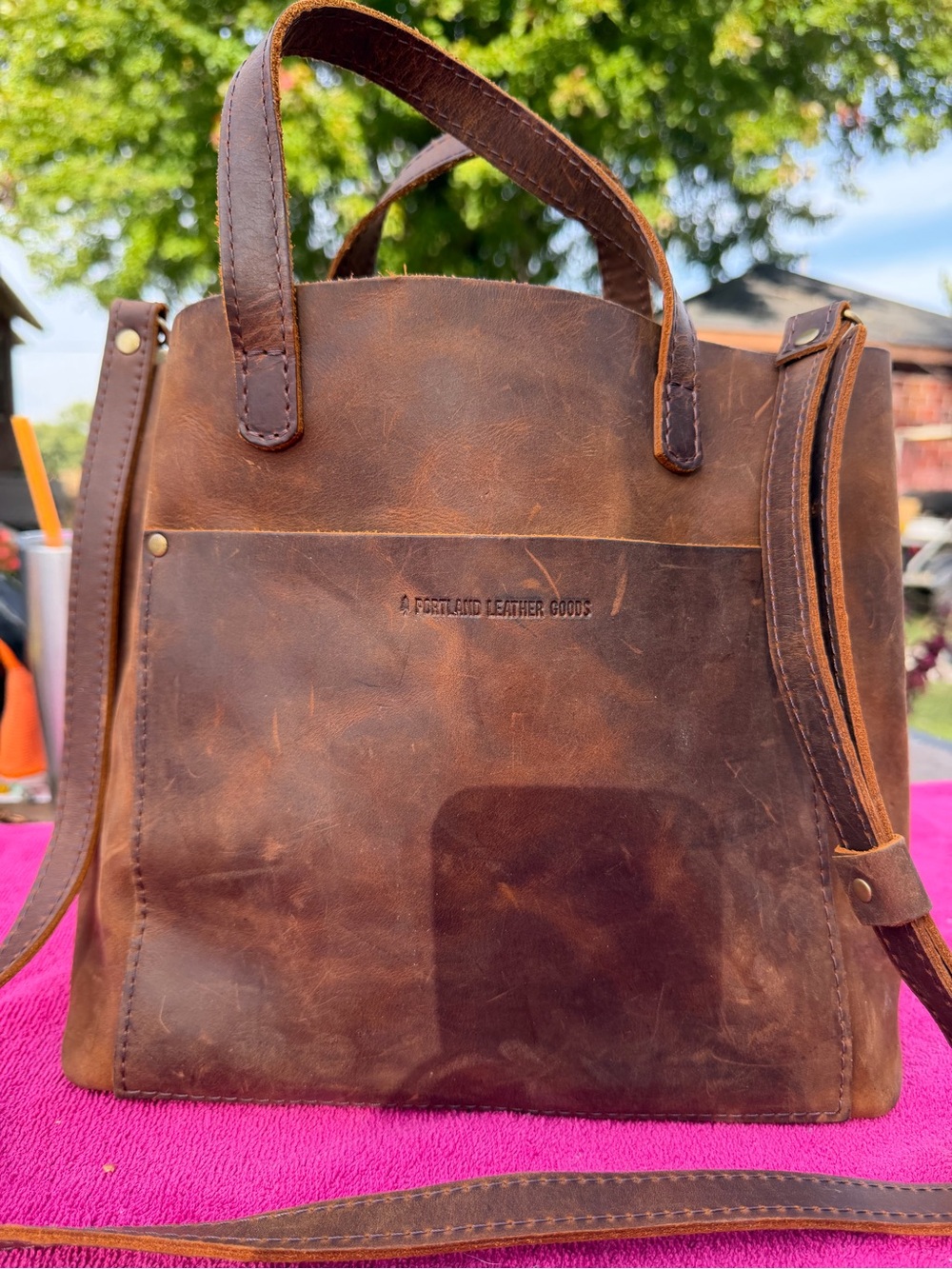 Portland Leather Canyon Medium Crossbody Tote